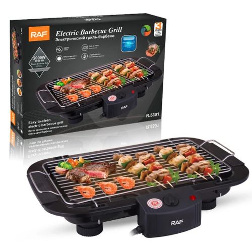 Barbecue Electric - 2000W - Noir