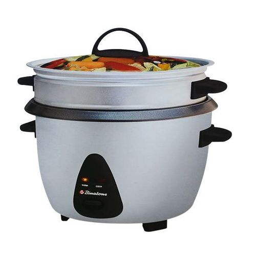 Binatone cuiseur à riz avec cuiseur a vapeur 2 en 1 - 2,2l