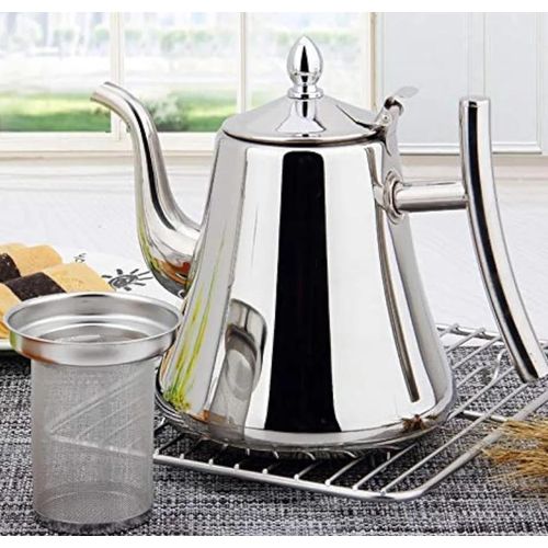 Théière en acier inoxydable Avec filtre - 1,5L