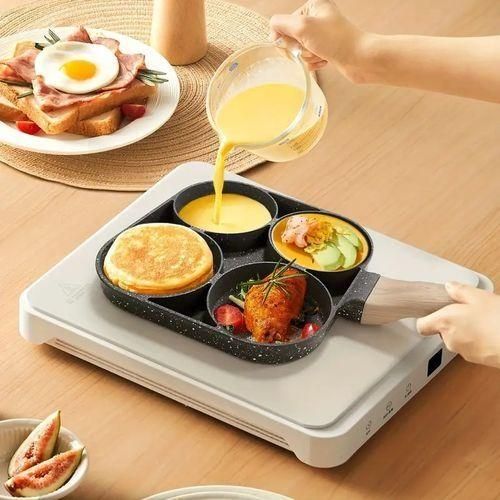 Poêle à Omelette Antiadhésive Pour œufs, Hamburgers Et Crêpes
