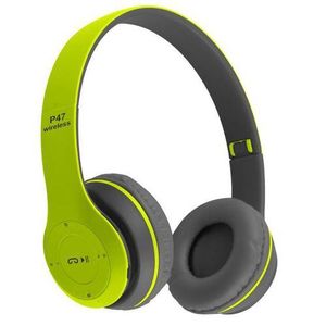 Casque Bluetooth Multi-Fonction P47-Vert