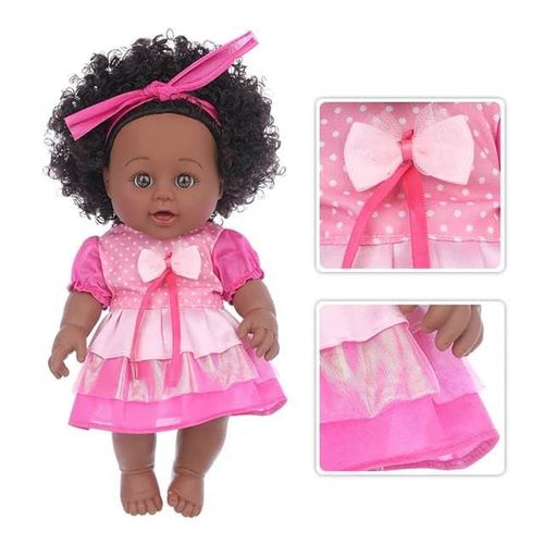 Poupée Noire Africaine 30cm