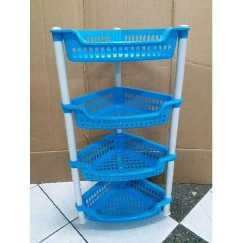 Petite Étagère Salle De Bain Ou Cuisine - Plastique - 4 Racks Stockage...