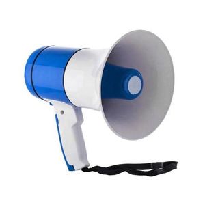 Leadder Mégaphone Bluetooth 20W - Batterie Bonne Autonomie -  Bleu