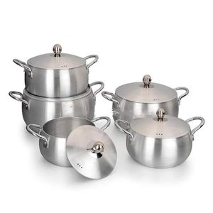 Casserole Kedjenou - 5 Pièces - Argent