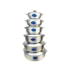 Jeux De Casserole - 6 Pièces - Aluminium - Lourd