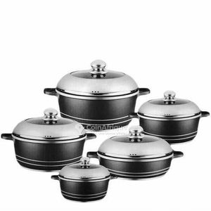 Lot De 5 Casserole Anti Adhésif