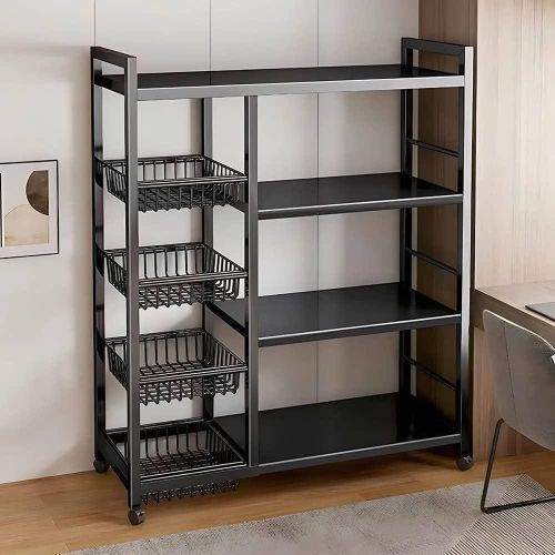 Étagère De Rangement En Métal Pour Cuisine Et Autres - 1m20