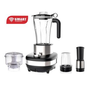 Smart Blender Multifonctions (STPE-8031P) Avec Bol Incassable Résistant à L'eau / Moteur En Cuivre Pur - 600 W- 2L- Gris - 1 Mois De Garantie.