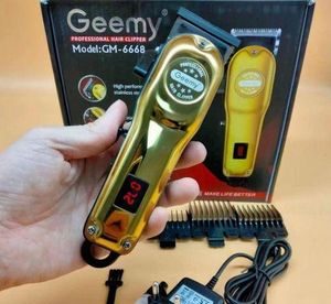 Geemy Tondeuse Professionnelle Rechargeable - Gold