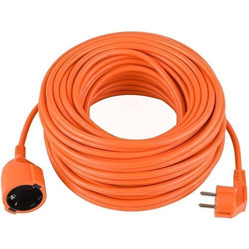 Cable Electrique Pour Rallonge Orange 10 M - 1500W - Orange