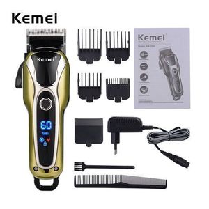 Kemei Tondeuse Rechargeable Cheveux Et Barbe - Pour Hommes Et Enfants