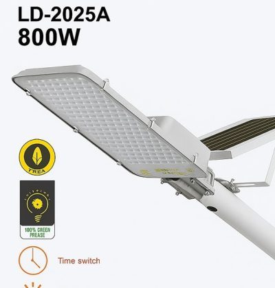 Leadder lampadaire solaire  mural  – 800W