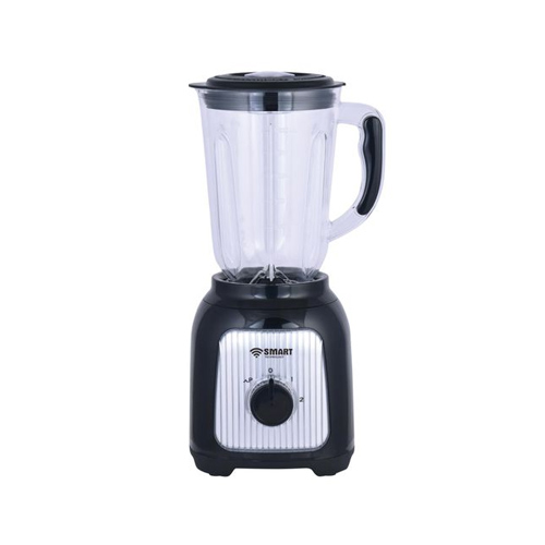 Smart Mixeur Électrique Incassable 2 En 1 – Blanc- Puissance TURBO 500W - Élégant - Capacité 1.5L – 2 Vitesses - Garantie 3 Mois.