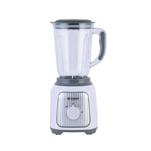 Smart Mixeur Électrique Incassable 2 En 1 – Blanc- Puissance TURBO 500W - Élégant - Capacité 1.5L – 2 Vitesses - Garantie 3 Mois.