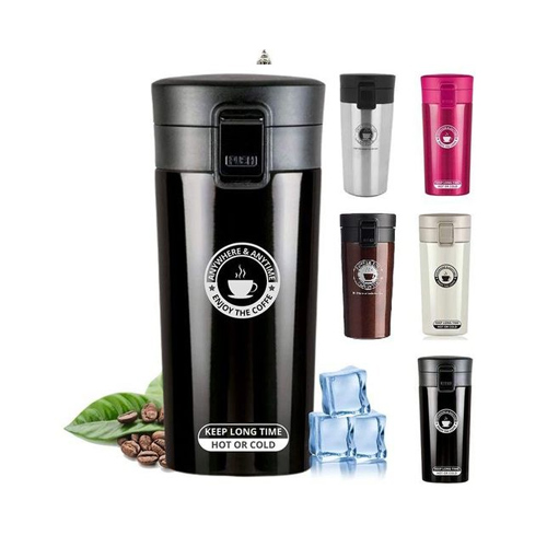 Gobelet Thermos - Tasse à Café - Mug Isotherme - 350ml - Marron
