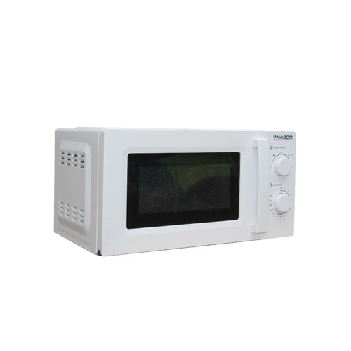 Nasco Micro-Ondes 20L - 700W - 5 Nx power - NAS-W20W-P04 - Blanc - Garantie 3 Mois