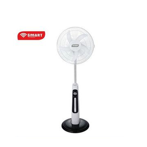 Ventilateur Rechargeable 16" -STV-630 - (1PC/CRT) - Avec Télécommande/ Blanc- 1 Mois De Garantie