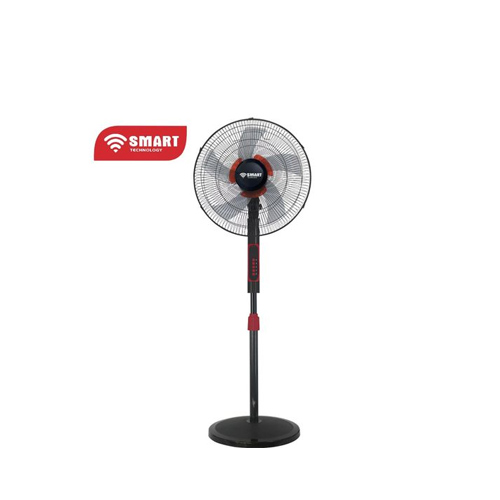 Ventilateur 18" - 65W - STV-B1869C - 5 Hélices - Rouge / Noir - Garantie 1 Mois