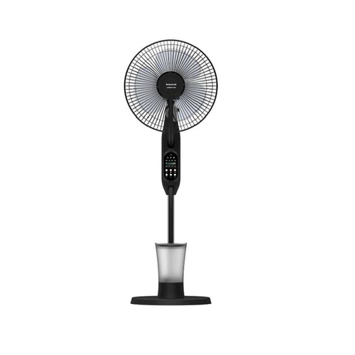 Ventilateur brumisateur de 16 pouces avec télécommande - 75W - Noir