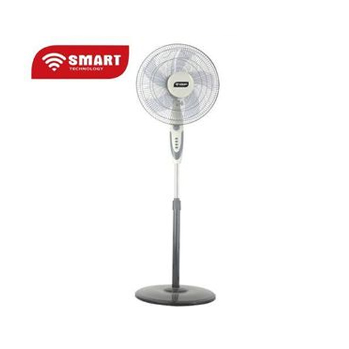 Ventilateur 18" - STV-1852C - Blanc-Gris - 60W-5 Hélices Garantie 1 Mois
