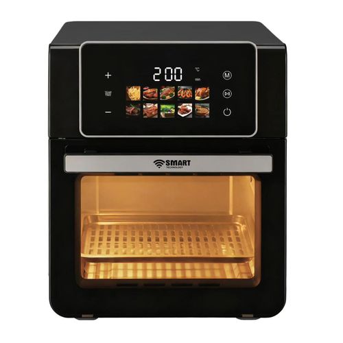 Air Fryer Four Smart Digital 10L (STPE-886W) – 1500W, Écran Tactile LED, Sans Huile (80% de Gras en Moins) – Noir Élégant /Garantie 3 Mois