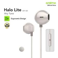 Écouteurs Filaire Oraimo Jack 3,5 mm – Drivers 14,2 mm, Câble 1,2 m, 32 Ω - Dorée