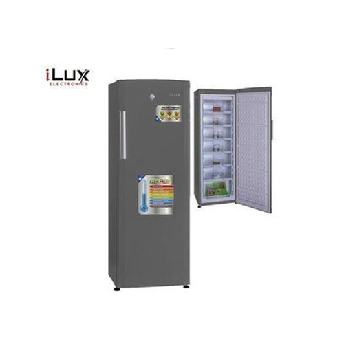 Ilux Congélateur Vertical ILCV206 - 206L - 7 Tiroirs - Inox - Garantie 6 Mois