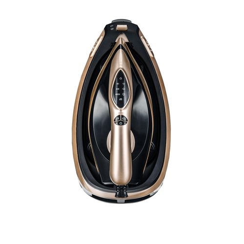 Fer À Repasser Centrale Vapeur 2400W -1.5L, Écran LED, Anti-Calcaire &amp; Arrêt Automatique - STPFR-5106B- Noir &amp; Beige (Garantie 3 Mois)-1