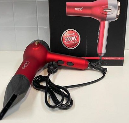 Gemei Séchoir à Cheveux Professionnel 2 000 W