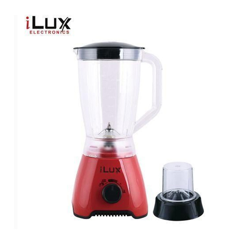 Ilux Blender 2 En 1 - LX-503P - 300W - 1.5 L - Rouge