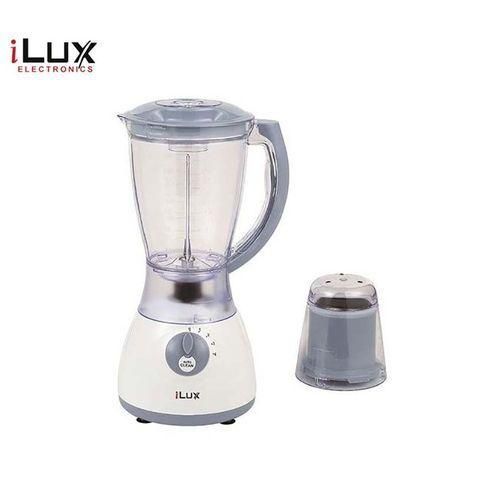 Ilux Blender &amp; Grinder LX-313 - 2 En 1 - 1.5 L - 4 Vitesses - Blanc
