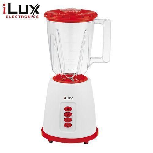 Ilux Blender LX-202 - 2 en 1 - 300W - Blanc/Rouge-1