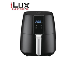 Ilux Friteuse à Air - Air Fryer Digital - LX-277 - 4L - Noir