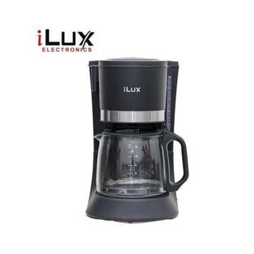 Ilux Machine à Café LX-6636CM - 600W - 1.2L - Noir