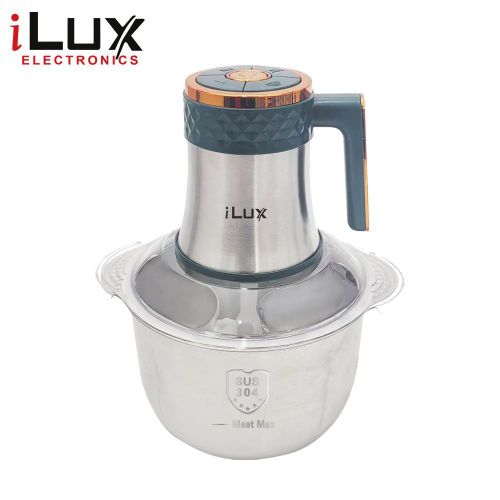 Ilux Machine à Piler Foutou - Hachoir LX-1023SS - 5 L - 500W-1