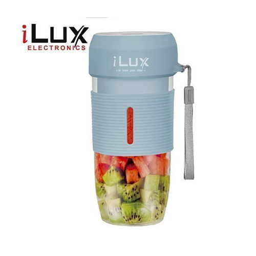 Ilux Mixeur Portable Et Rechargeable - LX-PJ01 - Bleu