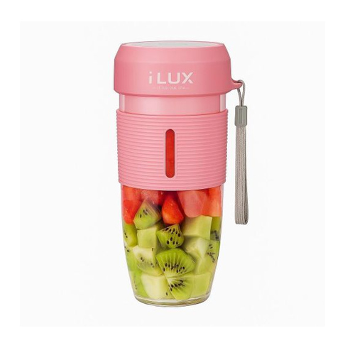 Ilux Mixeur Portable Et Rechargeable - LX-PJ01 - Rose