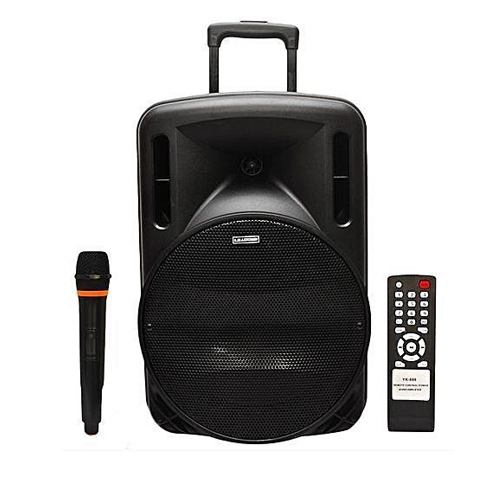 Leadder Bluetooth Speaker Trolley - SP-102 - 6600 MA - Noir - 12''