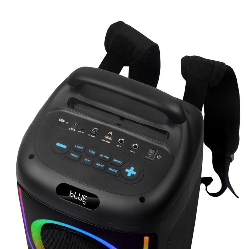 Leadder Double Haut-parleur - 1 micros - BT/USB/SD/FM - 40W - 6,5 "* 2-2