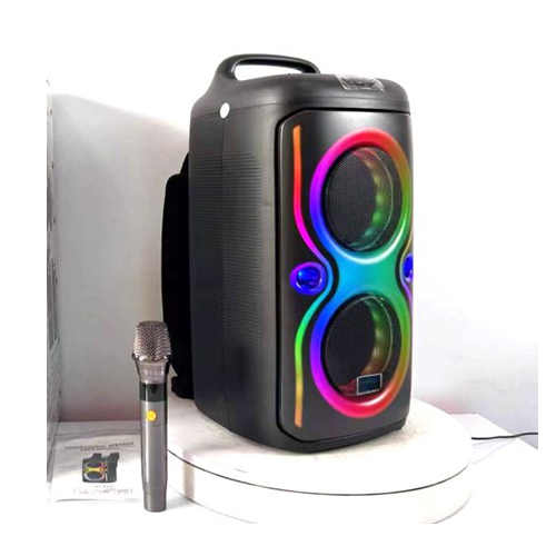Leadder Double Haut-parleur - 1 micros - BT/USB/SD/FM - 40W - 6,5 "* 2