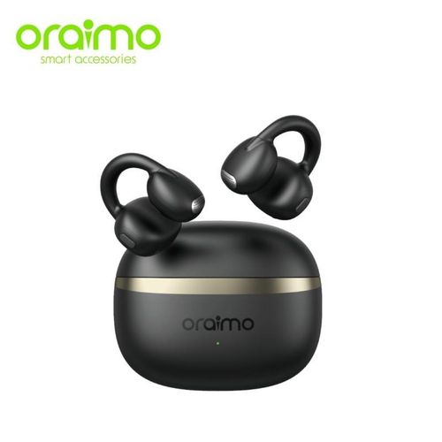 Oraimo OpenSnap Clip-Open-Ear True Wireless Earbuds Black