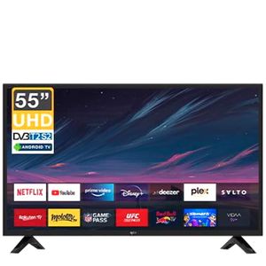Roch SMART TV 55" Android - LED / A+ Qualité /- Wifi (RH-LE55DSA-C / RH-LE55DSA-B) - 6 mois de garantie
