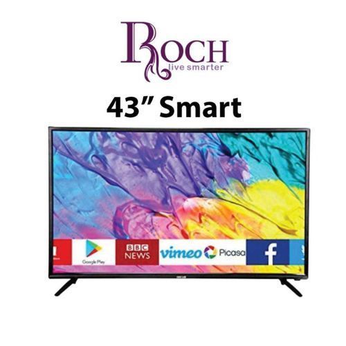 Roch TV LED Roch 43 Pouces WIFI - HD-USB-Décodeur Intégré-3 Mois Garantie + Support Mural Offert-1