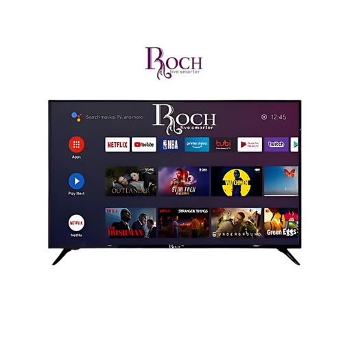 Roch TV LED Roch 43 Pouces WIFI - HD-USB-Décodeur Intégré-3 Mois Garantie + Support Mural Offert