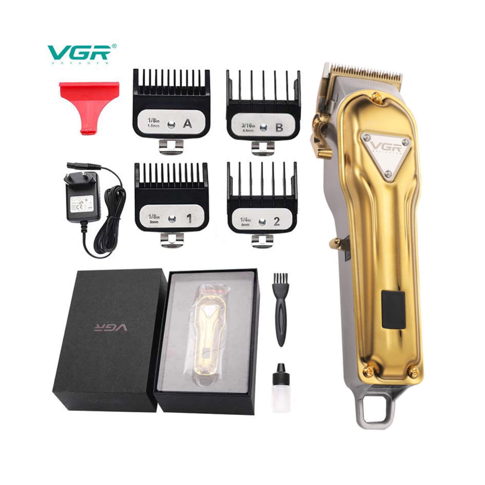 Tondeuse à Cheveux Professionnelle Rechargeable - Dorée