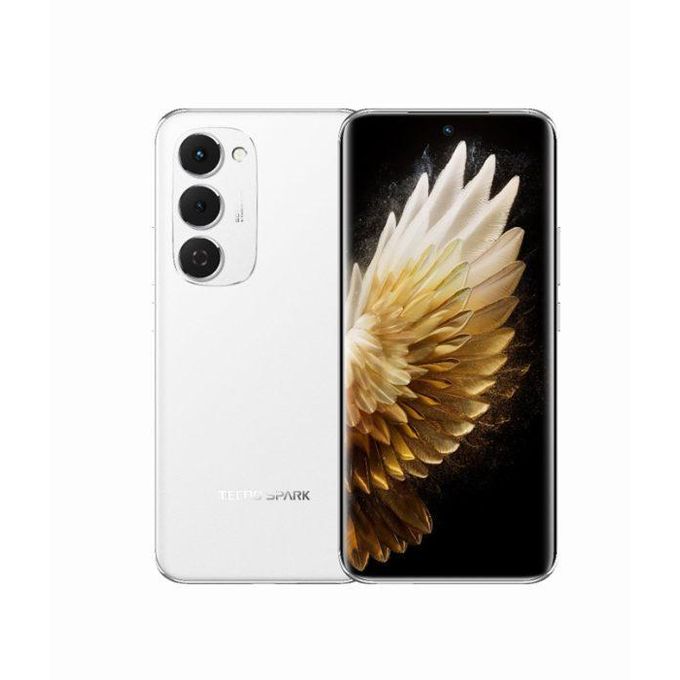 Tecno Spark 40 Pro Memoire 128 Go Ram 8 Go 6.78pouce - blanc