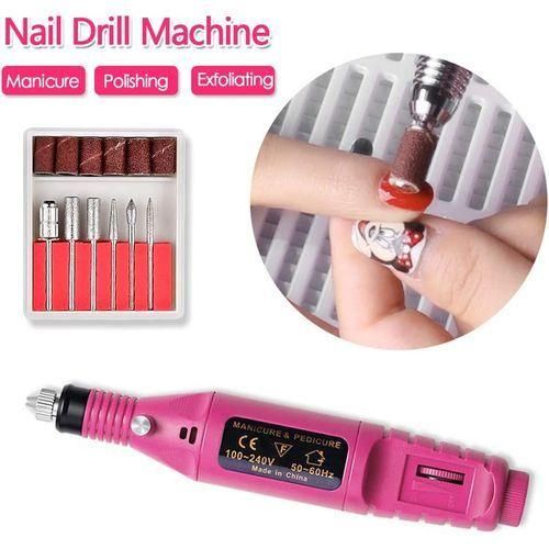 Machine De Pédicure - Perceuse à Ongles électrique Professionnelle Portable En Acrylique