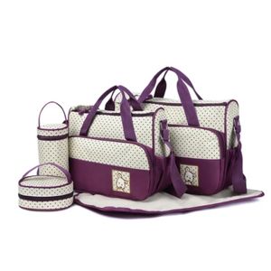 Sac A Langer 5 En 1 Pour Maman Et Bébé - Violet