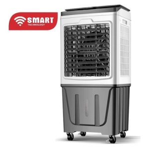 SMART Refroidisseur D'Air Rechargeable Avec Télécommande Et Deux Boites à Glace -9 Vitesses- DC 12 V - 50 W / Garantie 1 Mois.